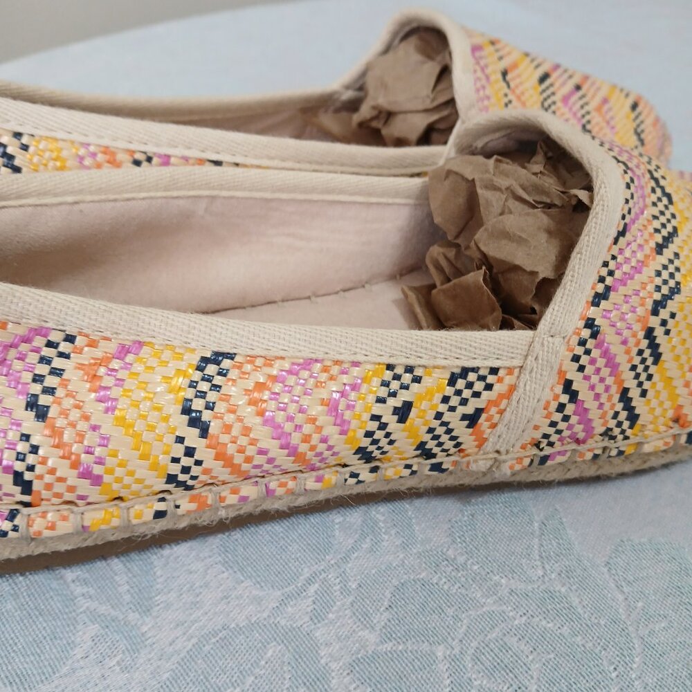 Charter Club Joeey Multicolored Espadrille Flat Size 8M - Picture 6 of 8